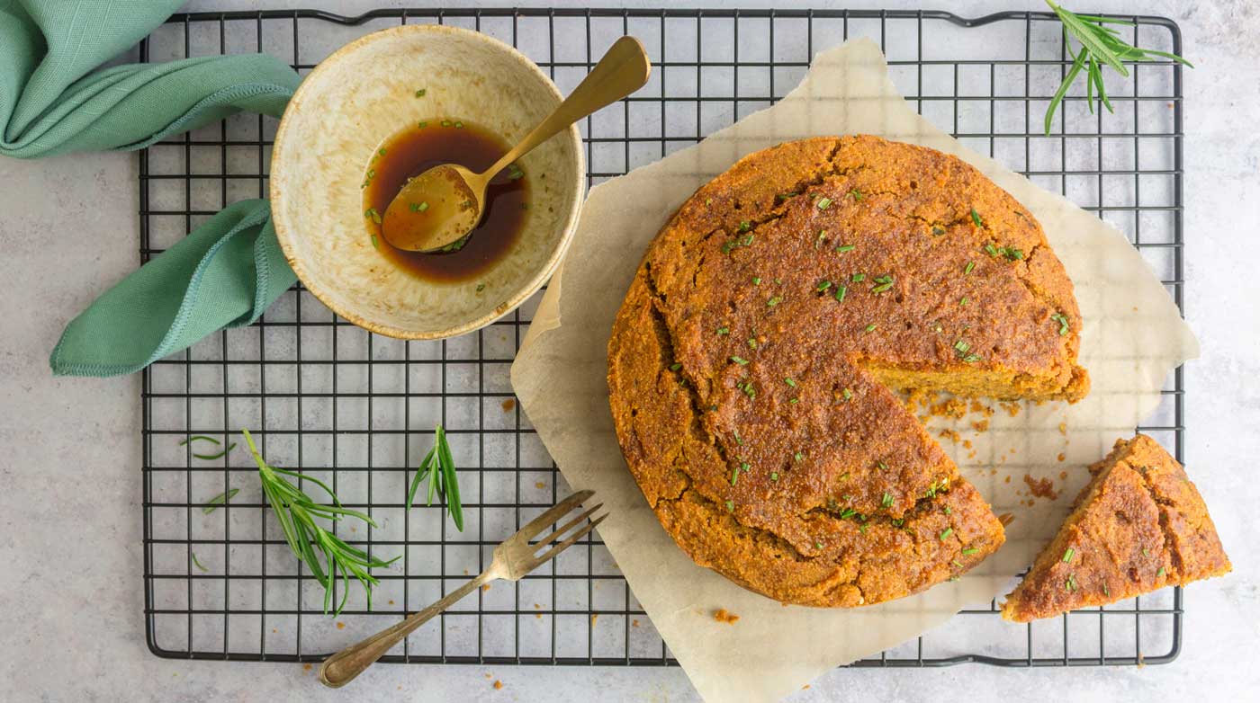 Rosemary & Orange Polenta Cake